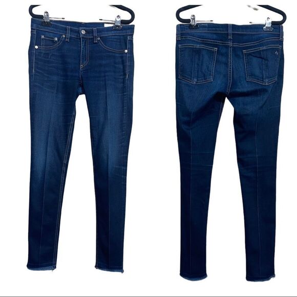 Rag & bone skinny raw hem jeans - Picture 2 of 10